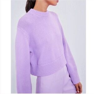 NEW Tuckernuck Aiden Lavender Women's Sweater pullover size S